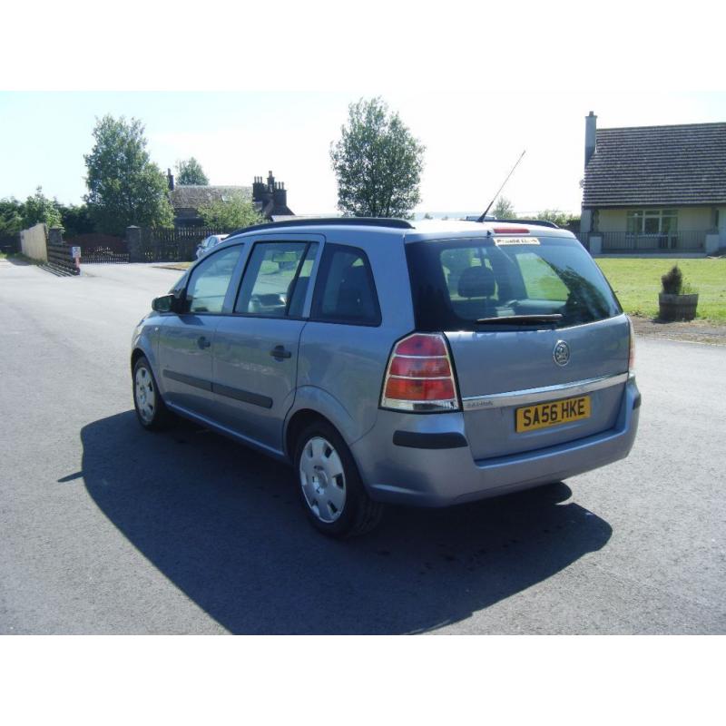 7 SEATER 56 PLATE VAUXHALL ZAFIRA 1.6 HFE 1 PREV OWNER NEW MOT DRIVES SUPERB