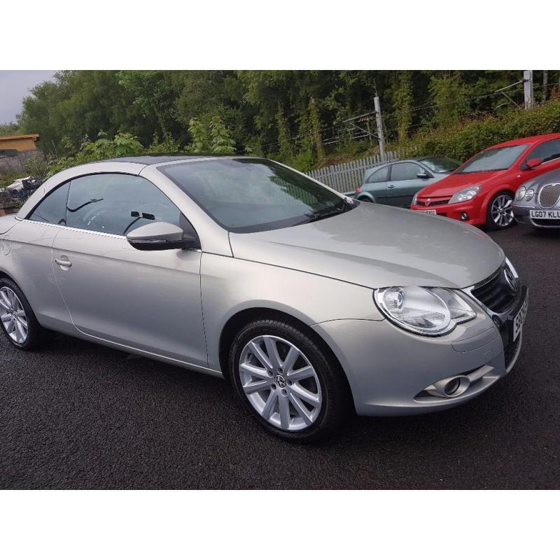 Volkswagen EOS 2.0 TDI ++ FSH+1 LADY OWNER+MOT MAY 17++6 MONTH WARRANTY INCLUDED WITH THIS CAR