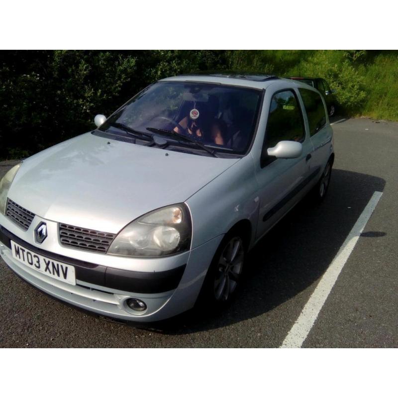 Clio 1.2 petrol. Test November. 101,000 miles.