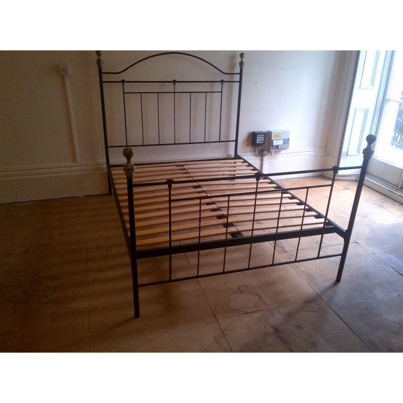 metal frame king size bed with mattress can deliver