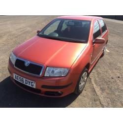 DIESEL SKODA FABIA AMBIENTE TDI 80 1422cc 5 DOOR LONG MOT