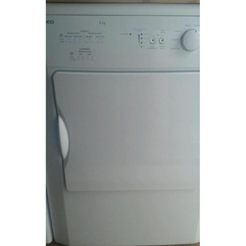 6kg BEKO tumble dryer