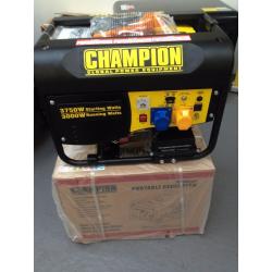 NEW CHAMPION ELECTRIC START GENERATORS, 3500WATTS , AVR PROTECTED , BALLYNAHINCH .