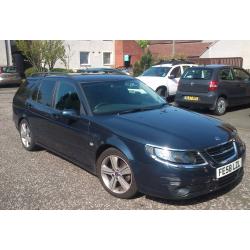 Saab 9-5 Estate. 2.3L petrol automatic. 58 plate. Low mileage.