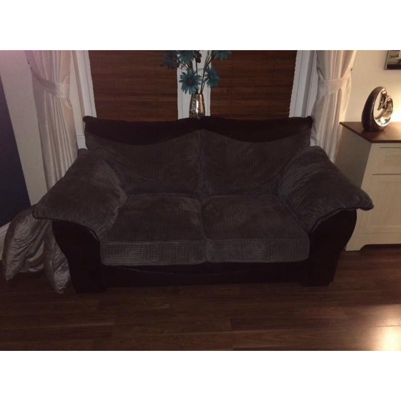 For sale 2 year old 3 and 2 seater sofa very good condition
