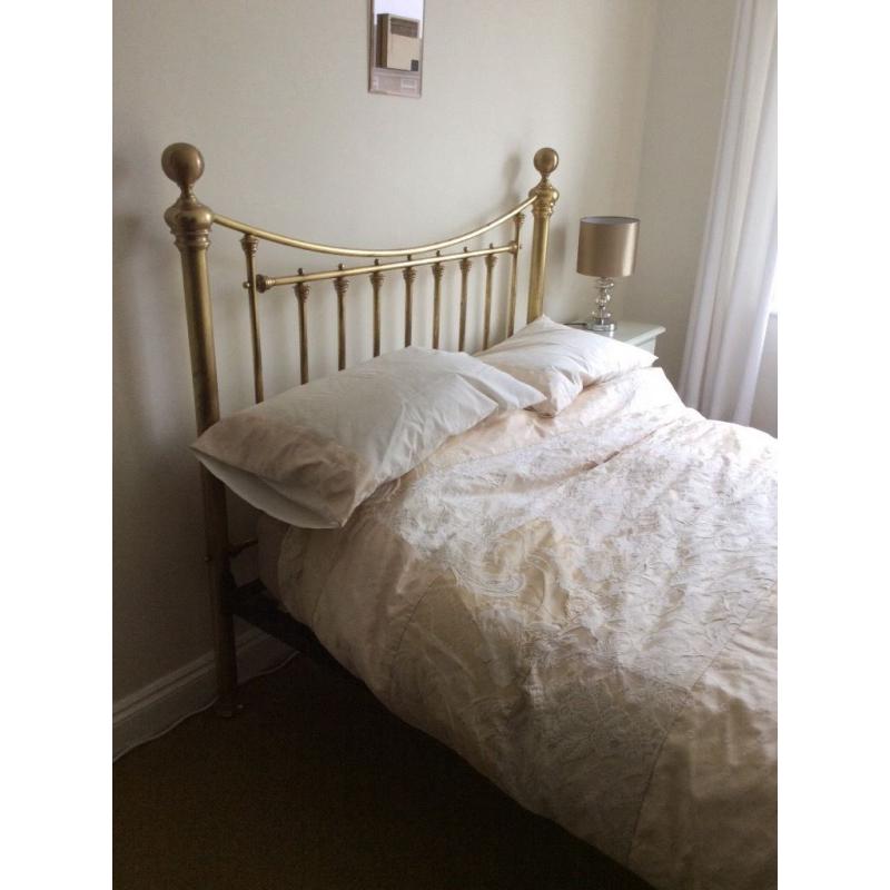 Victorian style brass bed