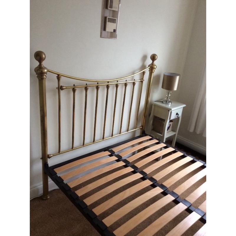 Victorian style brass bed