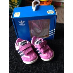 Baby Adidas Trainers Size 1 Crib Shoes