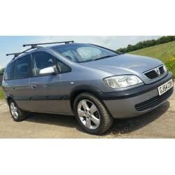 2004 VAUXHALL ZAFIRA 7 SEATER 1.6 PETROL family car roof bars rack alloy wheels cd player 5 door