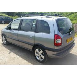 2004 VAUXHALL ZAFIRA 7 SEATER 1.6 PETROL family car roof bars rack alloy wheels cd player 5 door