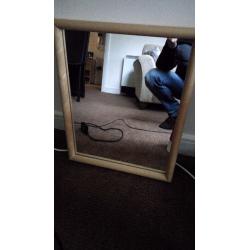 Framed mirror