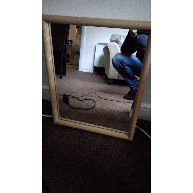 Framed mirror