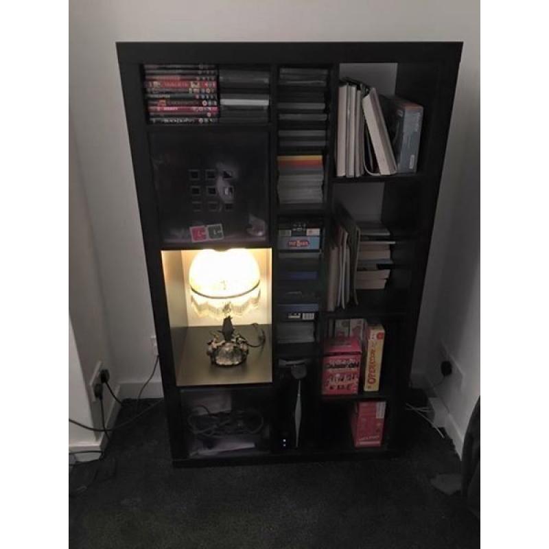 Ikea storage unit and 2 storage boxes