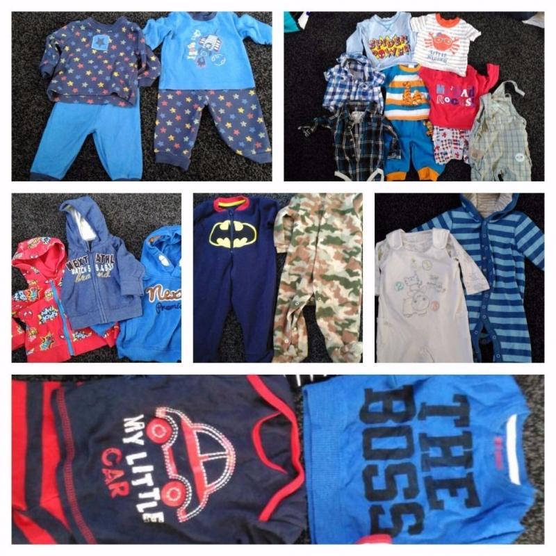 Baby boy newborn to 6-9 months big bundle