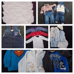 Baby boy newborn to 6-9 months big bundle