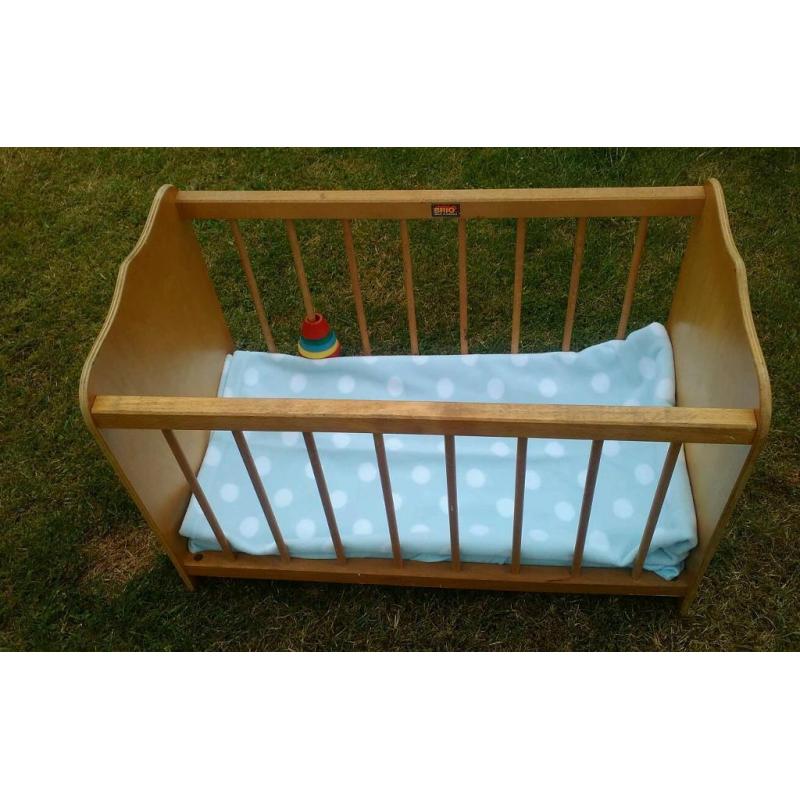 Doll's Wooden Cot