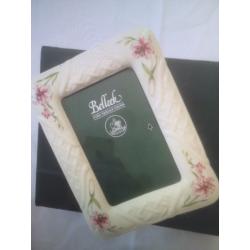 Belleek picture frame! Gorgeous!