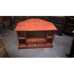 Sturdy Pine TV Unit