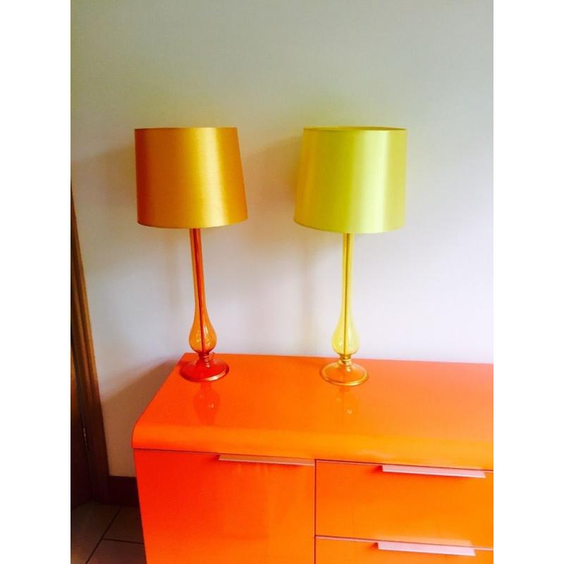 Table lamps x 2