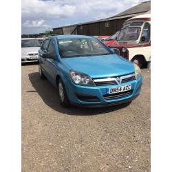 2005 Vauxhall Astra 5 dr hatch in vgcondition good driver long mot 1364 cc engine cheap to insure