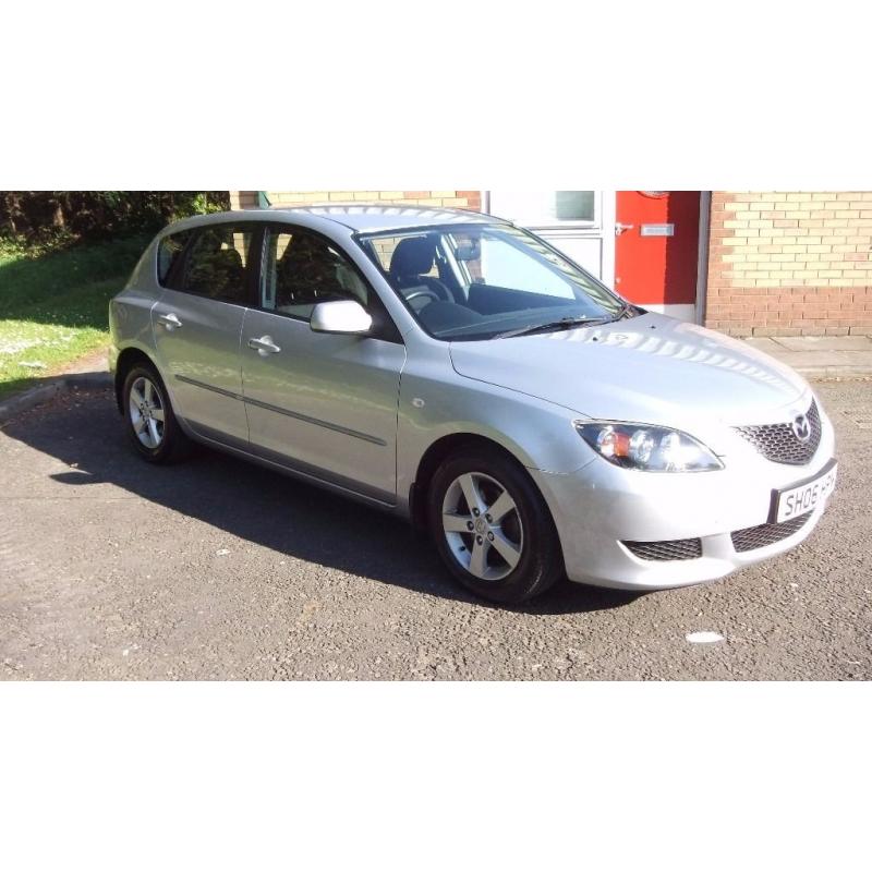 Great Value, Amazing 06 Plate Mazda 3 1.6 TS 5 Door, MOT till June 2017, FSH, Warranty Included,