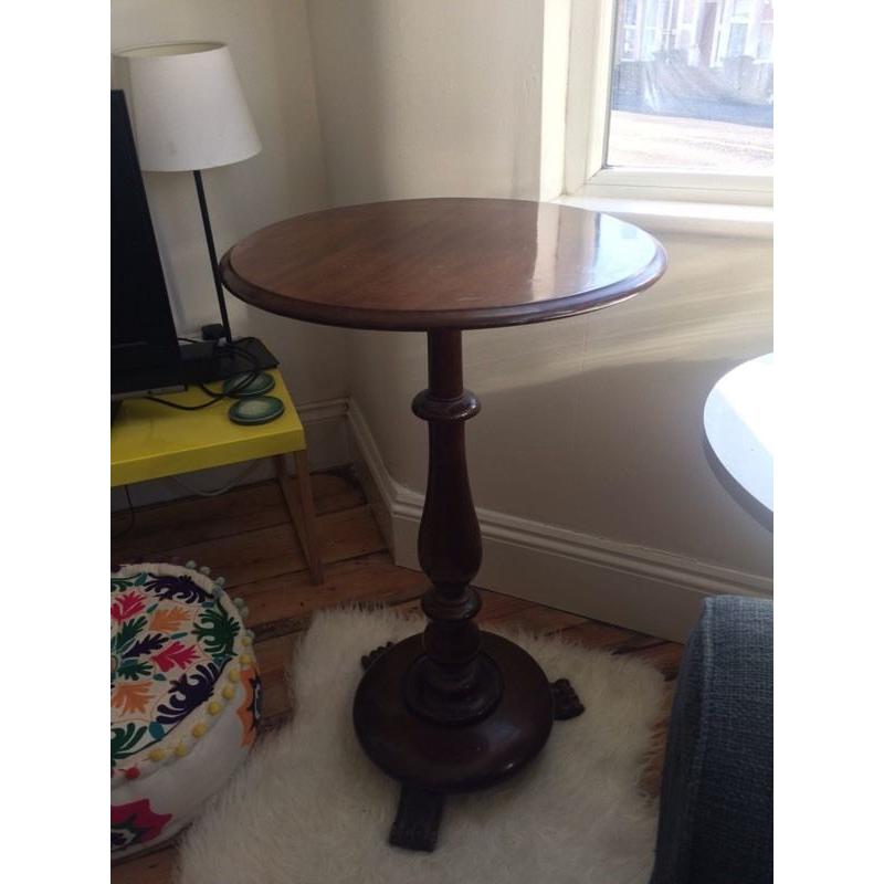 Inherited lamp/side table