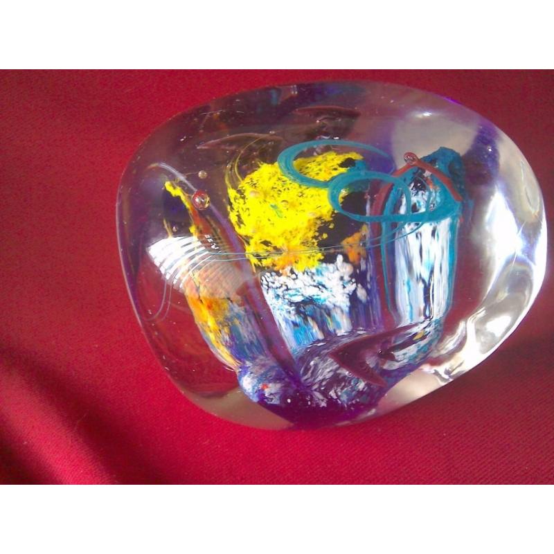 Glass paperweights