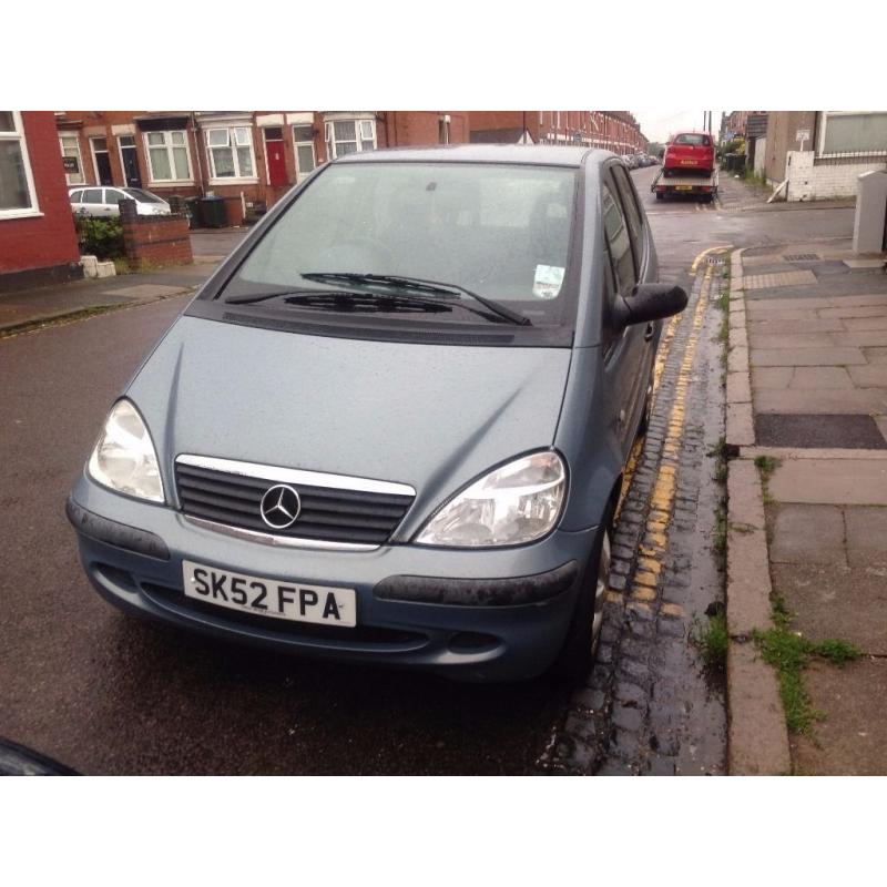 MERCEDES A160 CLASS 5 DOOR 2003