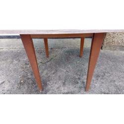 Vintage formica drop leaf dining/kitchen table – 1950s/60s