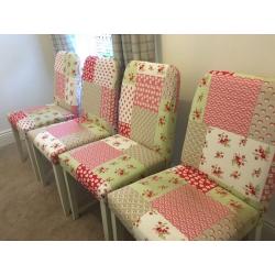 4 sturdy chairs for recovering