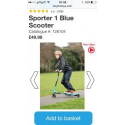 Sporter scooter