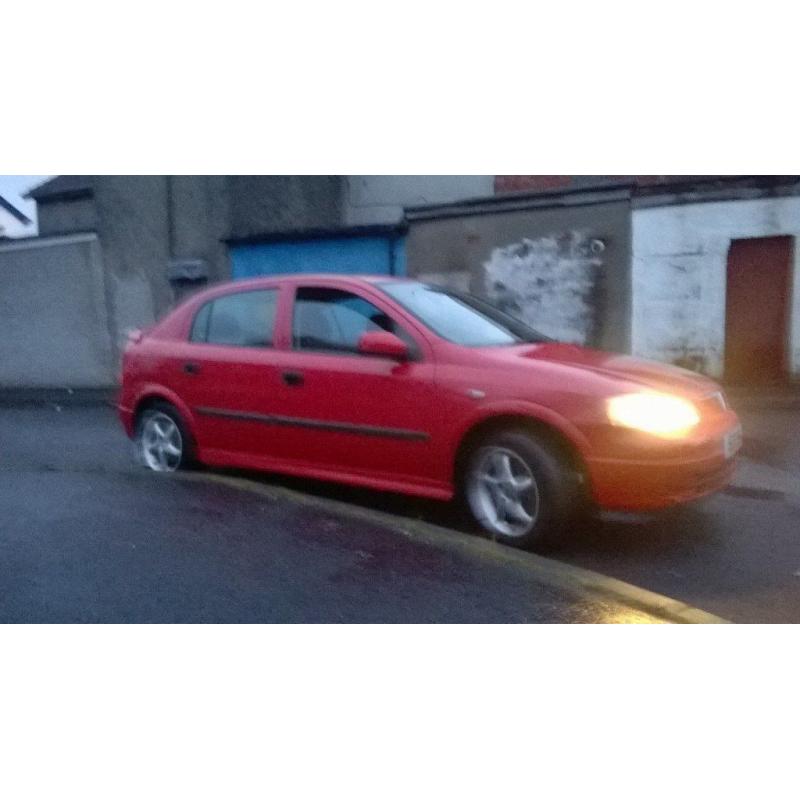 Vauxhall Astra 1.4 16v Forsale.450. Open to Offers Cash sale, Swaps, part ex welcome, etc.