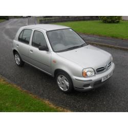 Nissan Micra 1.4 16v CVT 2001MY S Auto ONLY 15477 Mls NEW MOT 1 Lady Owner FSH