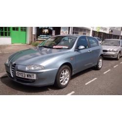 Alfa Romeo 147 Lusso 1.6cc 5 door m.o.t till 2017 service recipts 6 month's Warranty