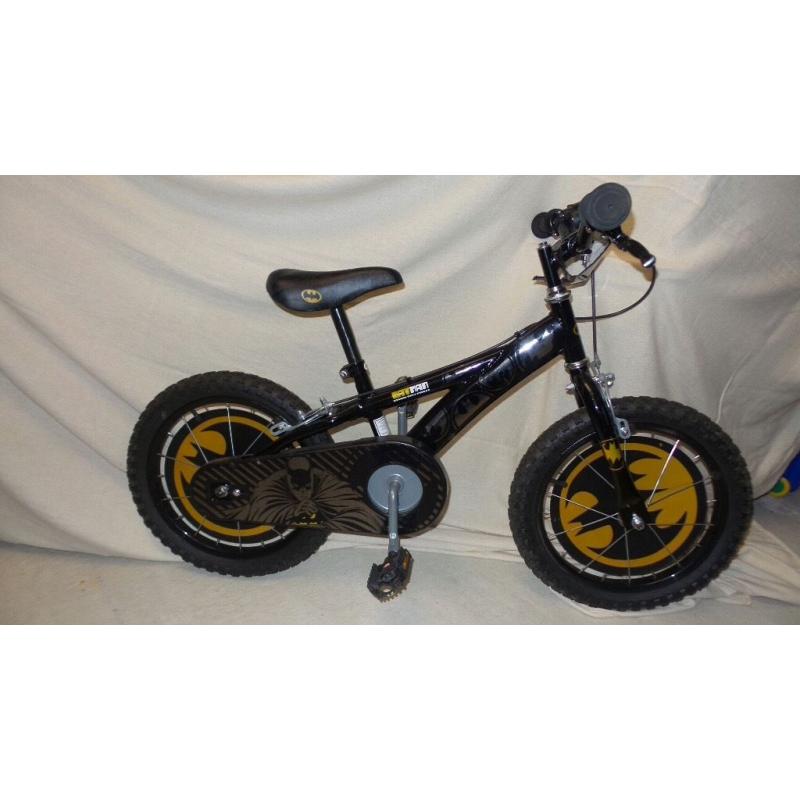 BATMAN BIKE 16" WITH BELL & HELMET