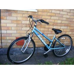 LADIES SARACEN 14" FRAME BIKE IN GREAT WORKING ORDER