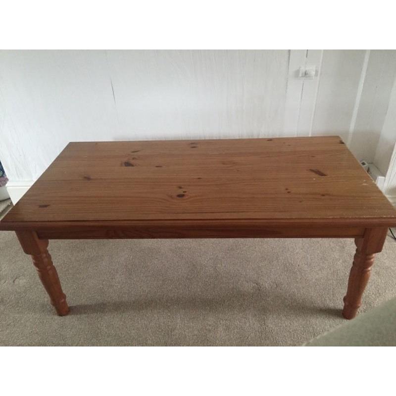 Pine coffee table