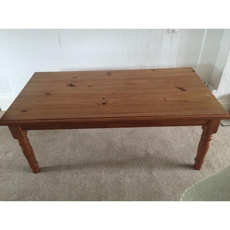 Pine coffee table