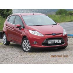 08/58 FORD FIESTA ZETEC 1.5 5 DOOR ONLY 32500 MILES, 2 FORMER KEEPERS