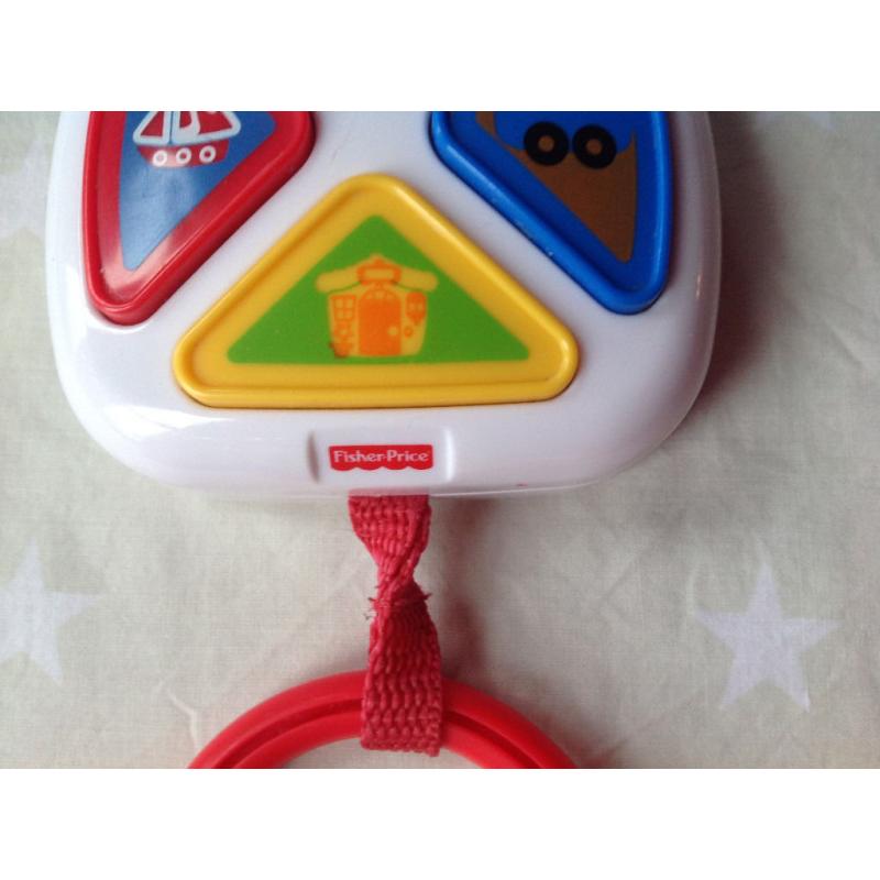 Four interactive and educational toys: Fisher Price, Vitech, Early Learning age 0-36 months