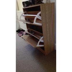 Shoe Cabinet Excellent Cond