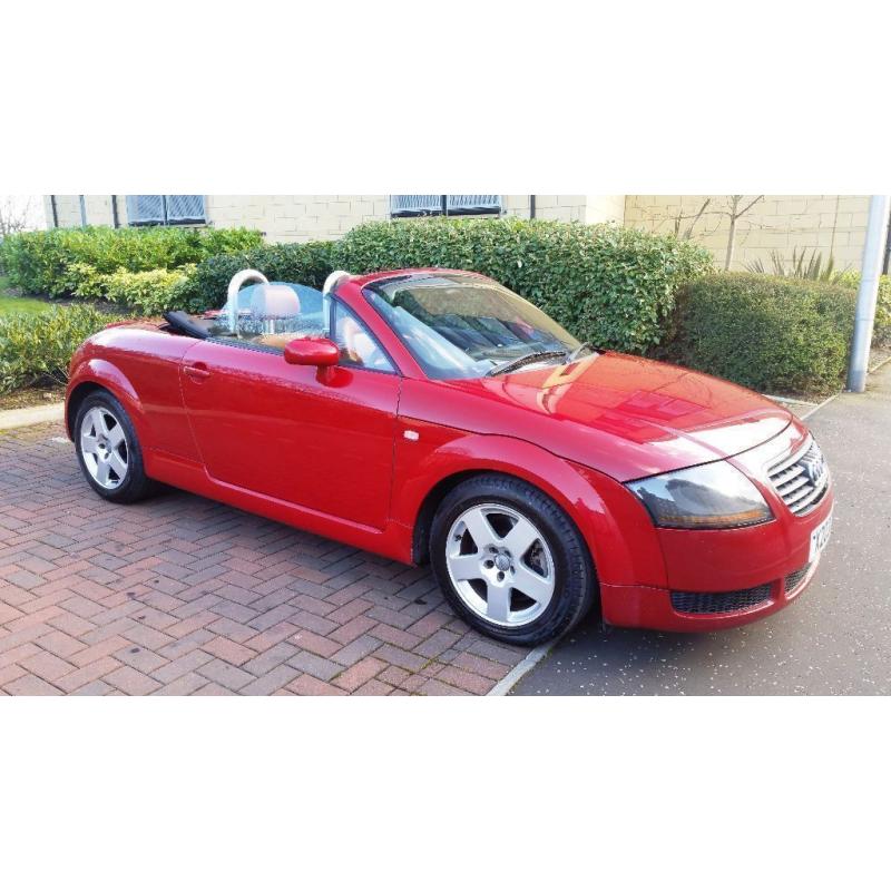 2001 AUDI TT CONVERTIBLE 1.8 180 BHP QUATTRO HIGHLY MAINTAINED LOVELY EXAMPLE IN GREAT CONDITION