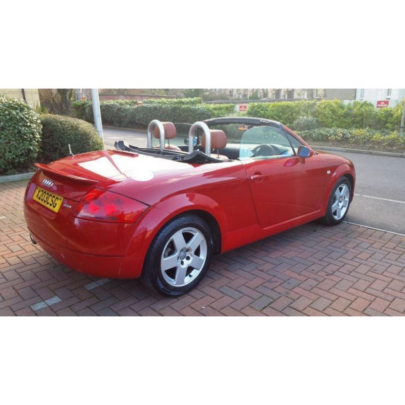 2001 AUDI TT CONVERTIBLE 1.8 180 BHP QUATTRO HIGHLY MAINTAINED LOVELY EXAMPLE IN GREAT CONDITION