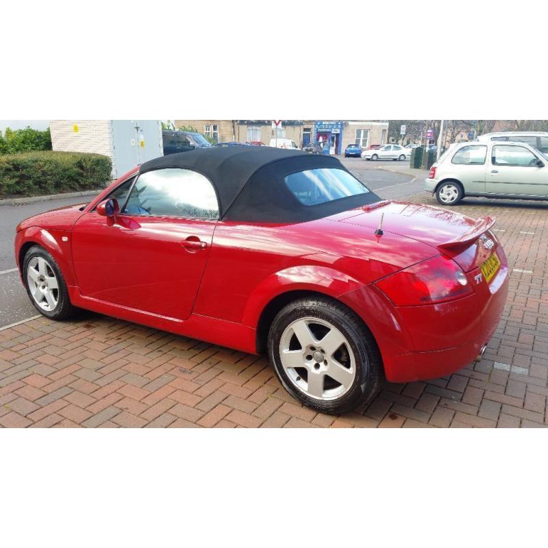 2001 AUDI TT CONVERTIBLE 1.8 180 BHP QUATTRO HIGHLY MAINTAINED LOVELY EXAMPLE IN GREAT CONDITION