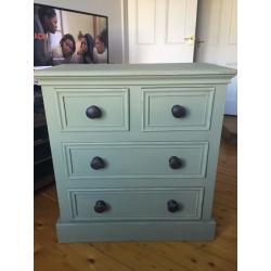 Shabby Chic Chest of Drawers Solid Wood