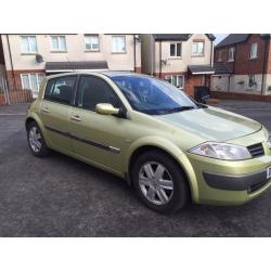 2003 RENAULT MEGANE 1.9 DCI 120 BHP DYNAMIQUE MODEL 16" ALLOYS MOTD NOVEMBER