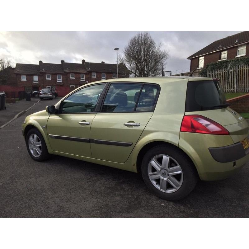 2003 RENAULT MEGANE 1.9 DCI 120 BHP DYNAMIQUE MODEL 16" ALLOYS MOTD NOVEMBER