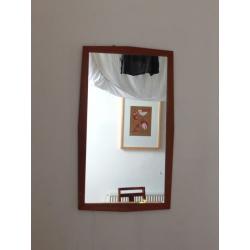 Vintage wooden mirror - GPlan, Ercol style