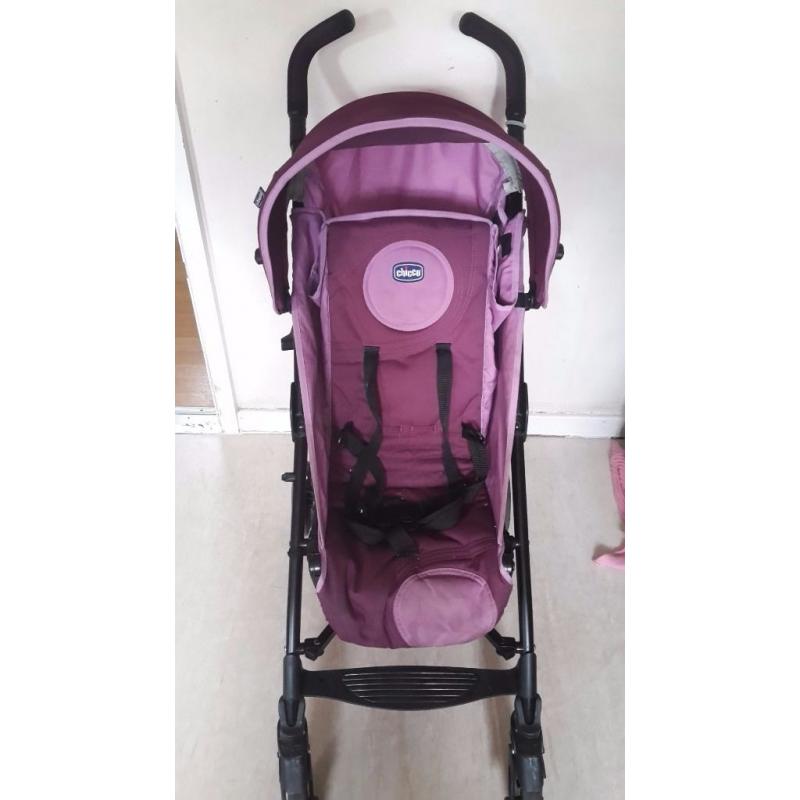 NEW Purple Chicco Litteway Pushchair