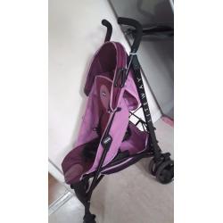 NEW Purple Chicco Litteway Pushchair